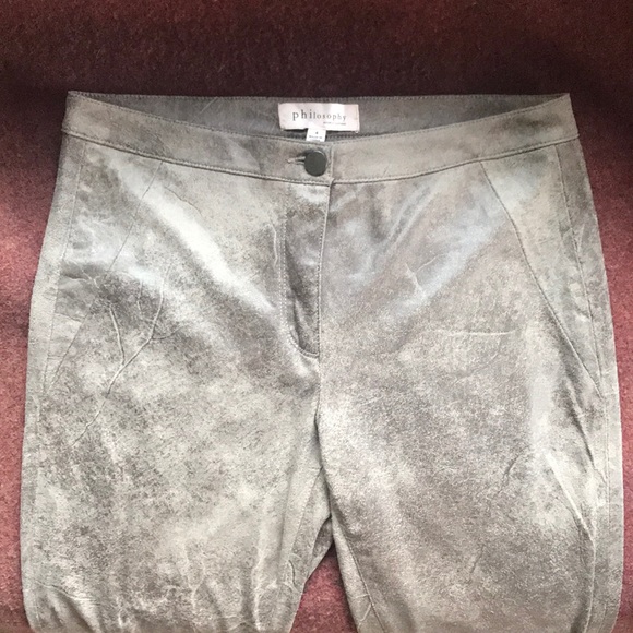 Philosophy faux suede pants - Picture 2 of 8